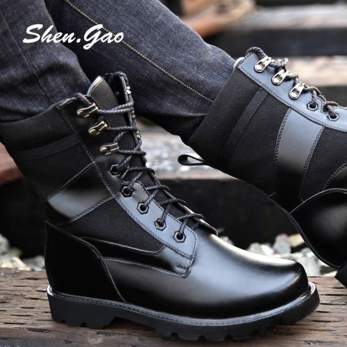 Boots - chaussures en Microfiber SHEN.GAO ronde pour hiver - loisir - semelle caoutchouc - Ref 956707
