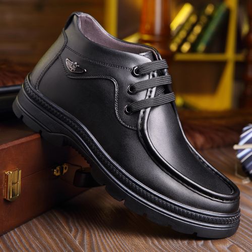 Boots - chaussures en Microfiber SHEN.GAO ronde pour hiver - loisir - semelle caoutchouc - Ref 956715