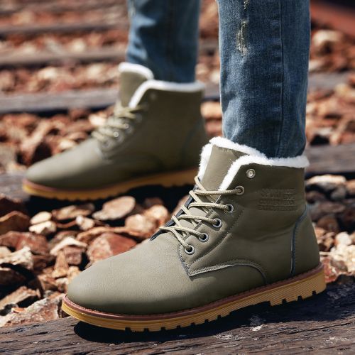 Boots - chaussures en ronde pour hiver - loisir - semelle caoutchouc - Ref 956725