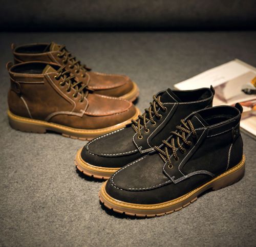 Boots - chaussures en Microfiber ronde pour hiver - semelle TPR - Ref 956784