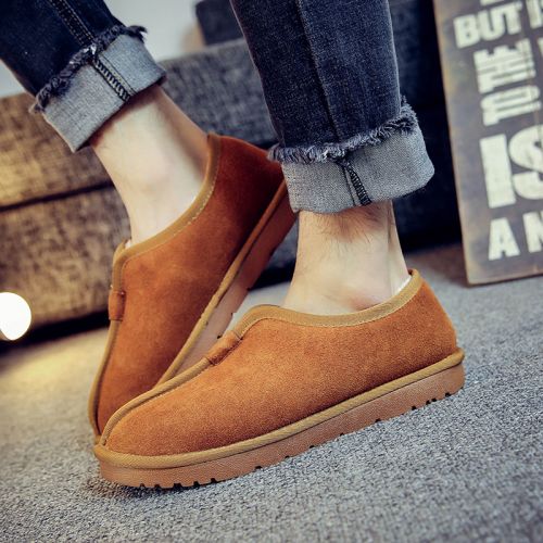 Boots - chaussures en Nubuck ronde pour hiver - loisir - semelle TPR - Ref 956810