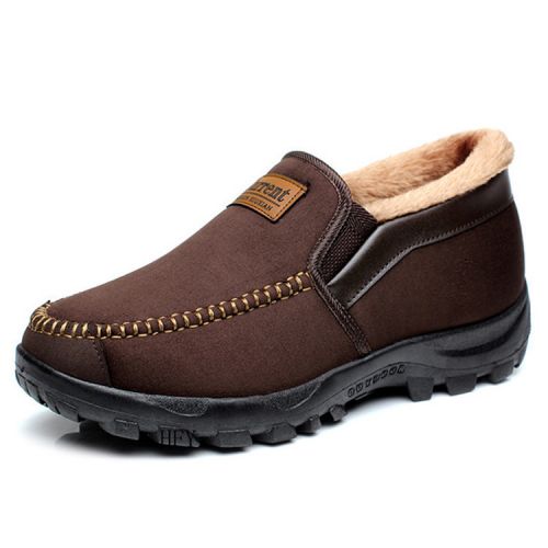 Boots - chaussures en coton ronde pour hiver - loisir - semelle plastique - Ref 956839