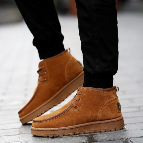 Boots - chaussures en ronde pour hiver - semelle caoutchouc - Ref 956844