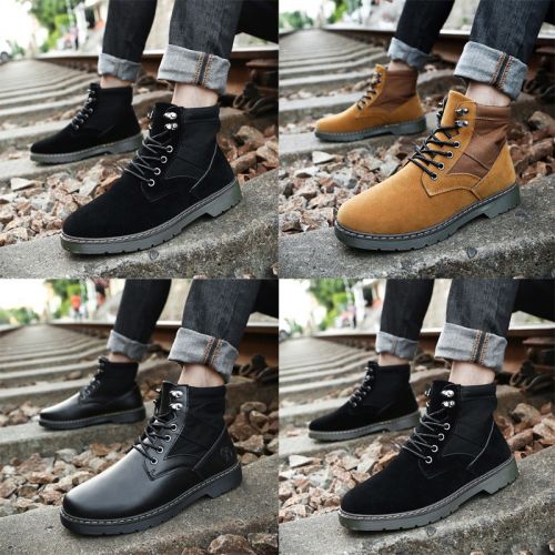 Boots - chaussures en Cuir spatial ronde pour printemps - tendance des jeunes - semelle caoutchouc - Ref 956846