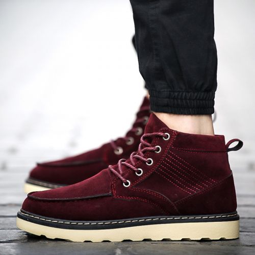 Boots - chaussures en ronde pour hiver - semelle caoutchouc - Ref 956848