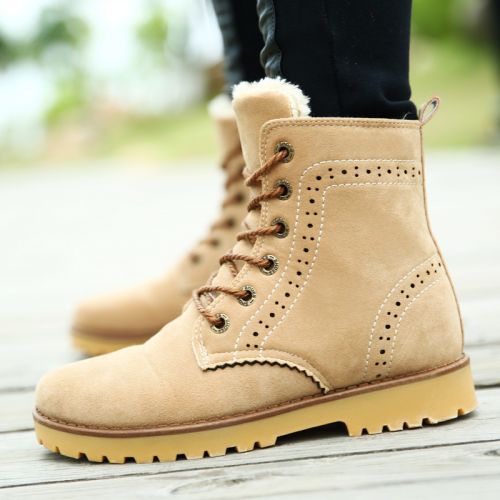 Boots - chaussures en Cuir spatial ronde pour printemps - loisir - semelle caoutchouc - Ref 956887