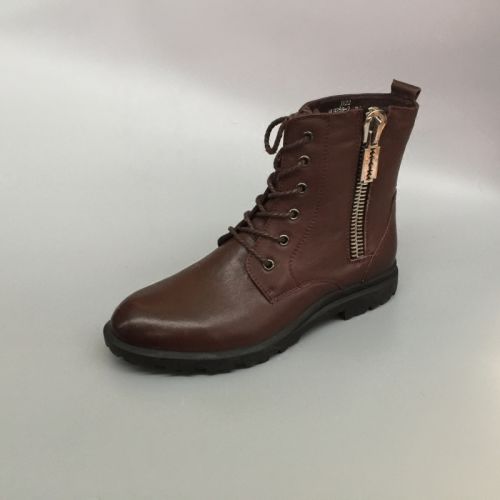 Boots - chaussures en Première couche de cuir, En plus de de vache, - Ref 956920