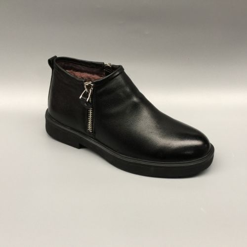 Boots - chaussures en Première couche de cuir, En plus de de vache, - Ref 956925