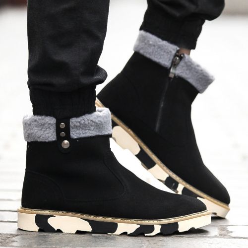 Boots - chaussures en PU FLOWLLORSS ronde pour hiver - loisir - semelle caoutchouc - Ref 956958
