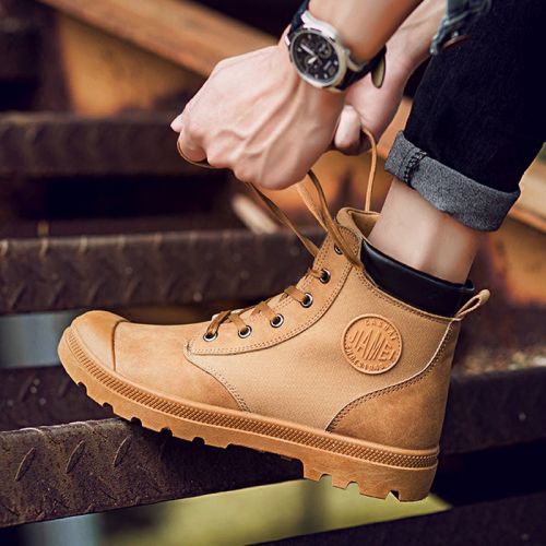 Boots - chaussures en coton ronde pour hiver - tendance des jeunes - semelle caoutchouc - Ref 956967