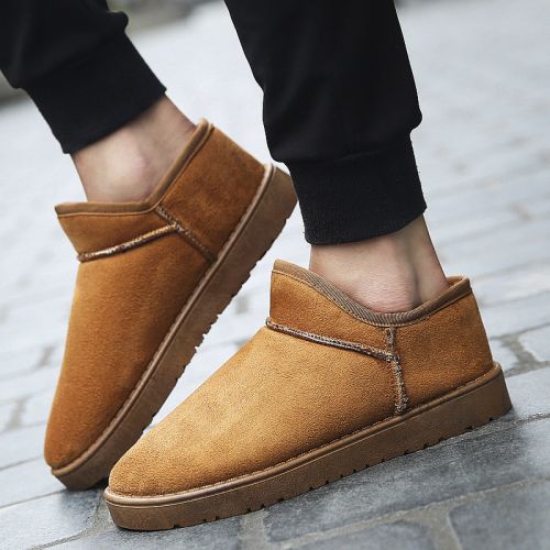Boots - chaussures en PU ronde pour hiver - loisir - semelle caoutchouc - Ref 956978