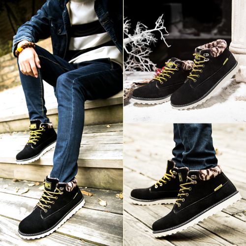 Boots - chaussures en ronde pour hiver - loisir - semelle caoutchouc - Ref 957077