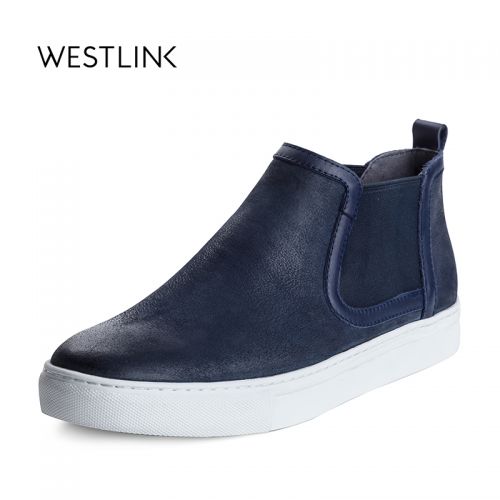 Boots - chaussures en Première couche de cuir, En plus de de vache, WESTLINK ronde pour printemps - loisir - semelle cao