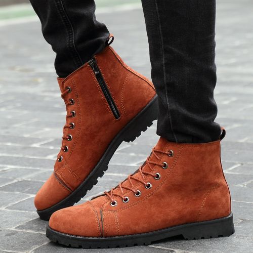 Boots - chaussures en PU ronde pour hiver - loisir - semelle PVC - Ref 957221