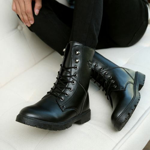 Boots - chaussures en PU pointu pour printemps - loisir - semelle PVC - Ref 957250
