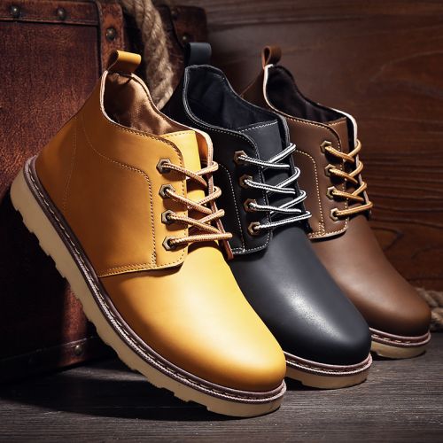 Boots - chaussures en PU ZUSMAN ronde pour hiver - loisir - semelle caoutchouc - Ref 957268