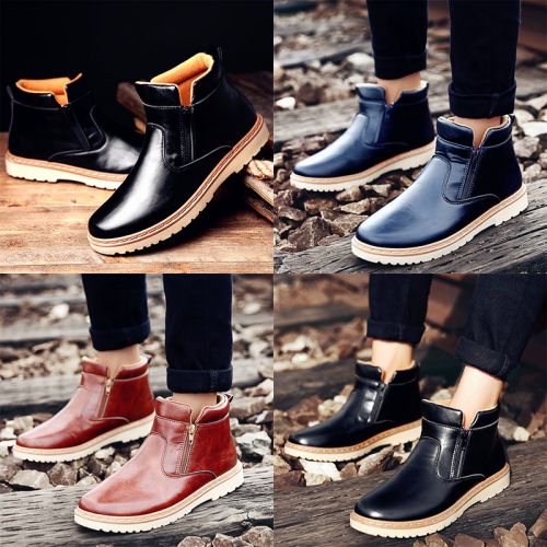 Boots - chaussures en PU ZUSMAN ronde pour printemps - loisir - semelle caoutchouc - Ref 957296