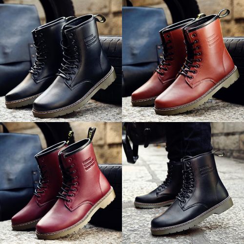 Boots - chaussures en PU ZUSMAN ronde pour printemps - Angleterre - semelle caoutchouc - Ref 957298