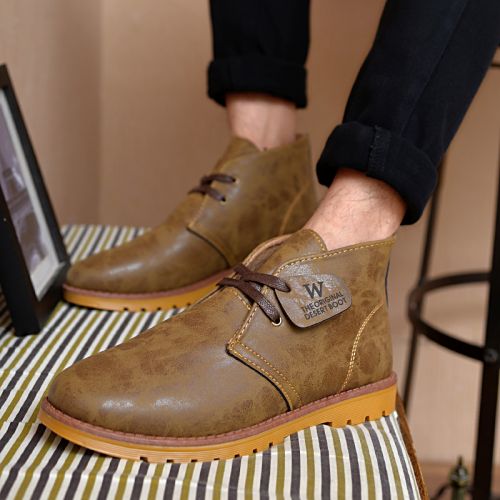 Boots - chaussures en PU ZUSMAN ronde pour printemps - loisir - semelle caoutchouc - Ref 957300