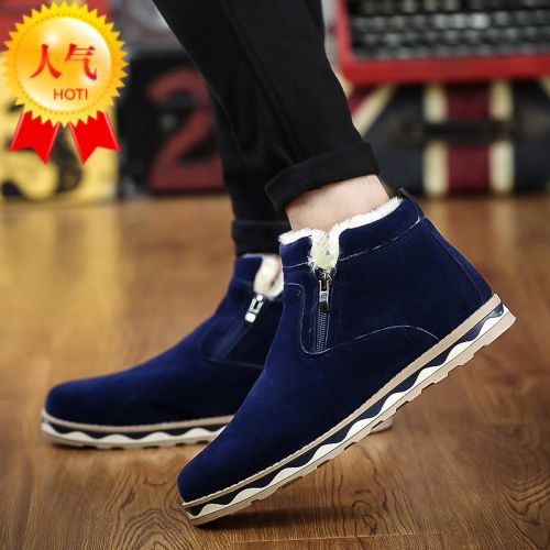 Boots - chaussures en Nubuck ZUSMAN ronde pour hiver - loisir - semelle fond composite - Ref 957306