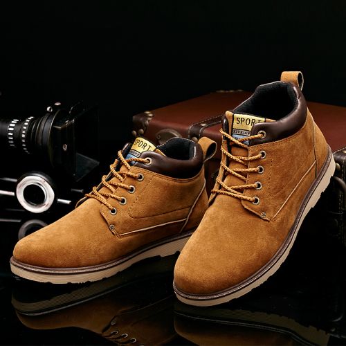 Boots - chaussures en PU ronde pour printemps - loisir - semelle caoutchouc - Ref 957427