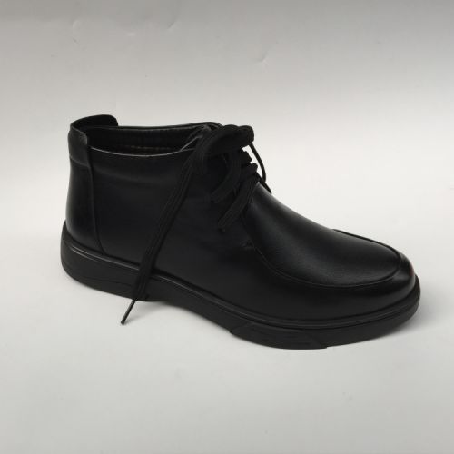Boots - chaussures en Première couche de cuir, En plus de de vache, - Ref 957479