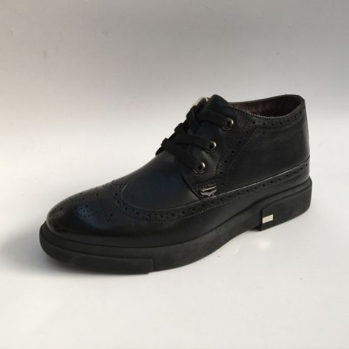 Boots - chaussures en Première couche de cuir, En plus de de vache, - Ref 957488