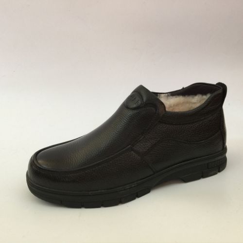 Boots - chaussures en Première couche de cuir, En plus de de vache, - Ref 957489