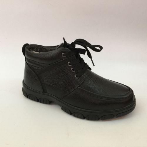 Boots - chaussures en Première couche de cuir, En plus de de vache, - Ref 957491