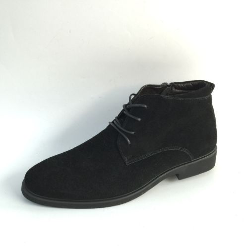 Boots - chaussures en Première couche de cuir, En plus de de vache, - Ref 957494
