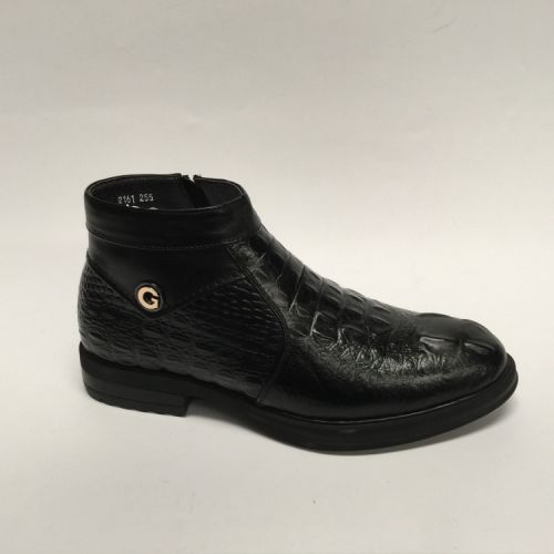 Boots - chaussures en Première couche de cuir, En plus de de vache, - Ref 957501