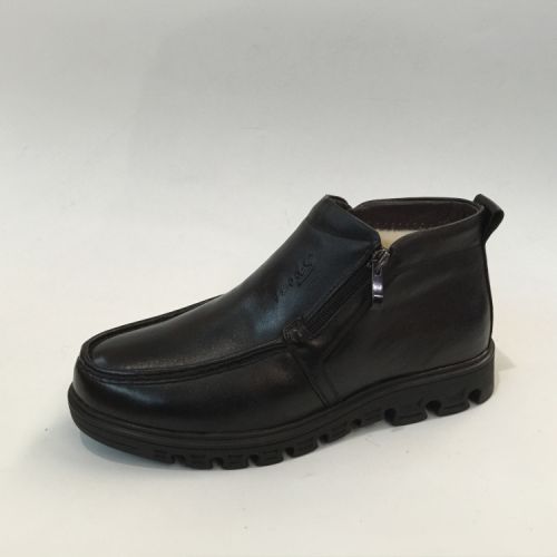 Boots - chaussures en Première couche de cuir, En plus de de vache, - Ref 957503