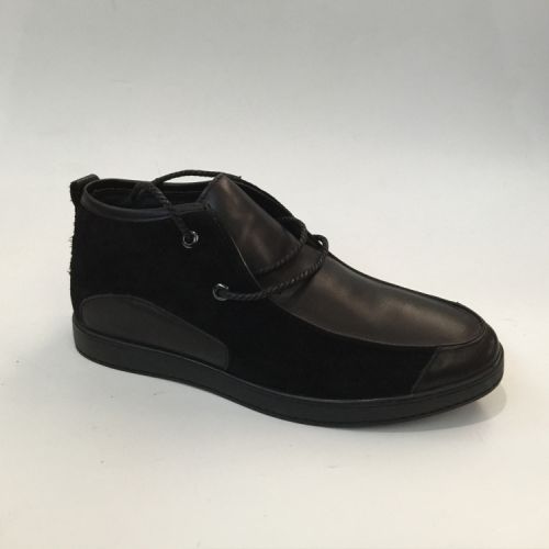 Boots - chaussures en Première couche de cuir, En plus de de vache, - Ref 957504