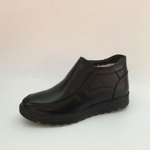 Boots - chaussures en Première couche de cuir, En plus de de vache, - Ref 957506