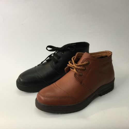 Boots - chaussures en Première couche de cuir, En plus de de vache, - Ref 957509