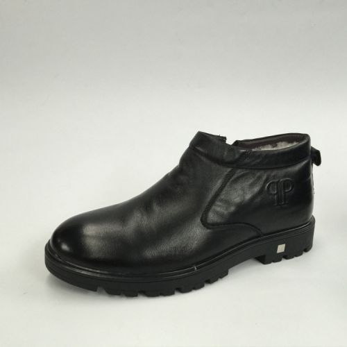 Boots - chaussures en Première couche de cuir, En plus de de vache, - Ref 957510