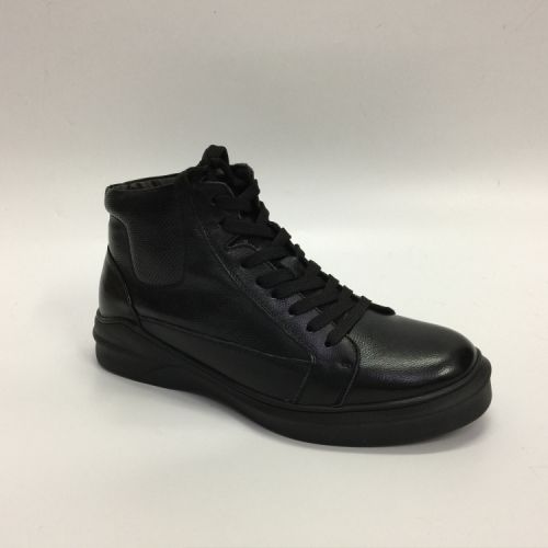 Boots - chaussures en Première couche de cuir, En plus de de vache, - Ref 957512