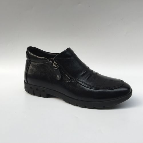 Boots - chaussures en Première couche de cuir, En plus de de vache, - Ref 957514