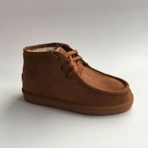 Boots - chaussures en Première couche de cuir, En plus de de vache, - Ref 957515