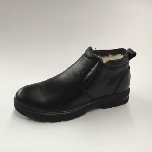 Boots - chaussures en Première couche de cuir, En plus de de vache, - Ref 957517