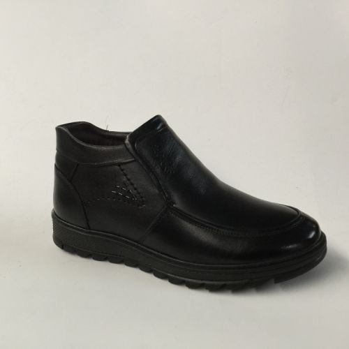 Boots - chaussures en Première couche de cuir, En plus de de vache, - Ref 957518