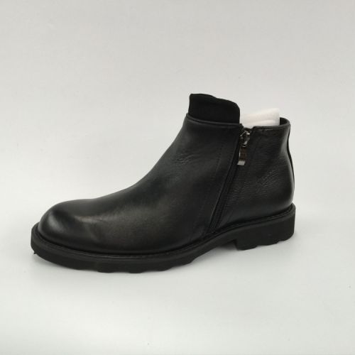Boots - chaussures en Première couche de cuir, En plus de de vache, - Ref 957525