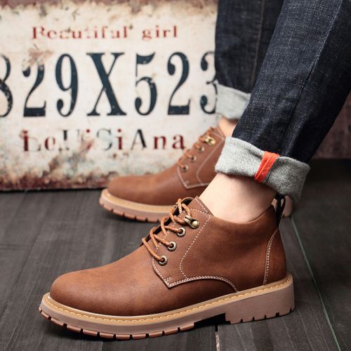 Boots - chaussures en Microfiber ronde pour hiver - loisir - semelle TPR - Ref 957643