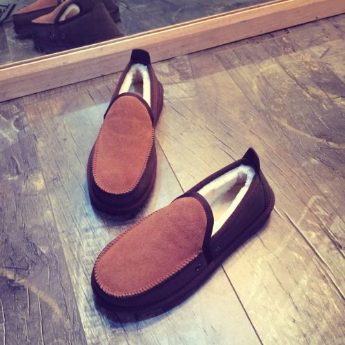 Boots - chaussures en plancher de cuir, En plus de de vache, tête carrée pour hiver - loisir - semelle TPR - Re