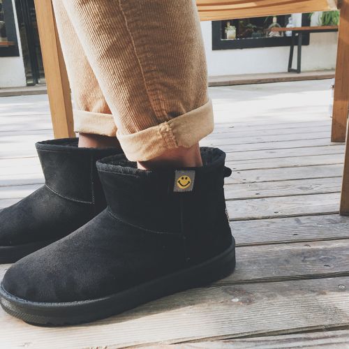 Boots - chaussures en ronde pour hiver - tendance des jeunes - semelle caoutchouc - Ref 957737