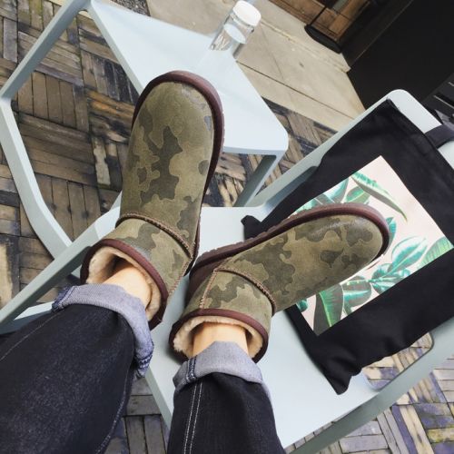 Boots - chaussures en de vache ronde pour hiver - loisir - semelle TPR - Ref 957752