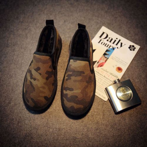 Boots - chaussures en de vache ronde pour hiver - japonais - semelle caoutchouc - Ref 957753
