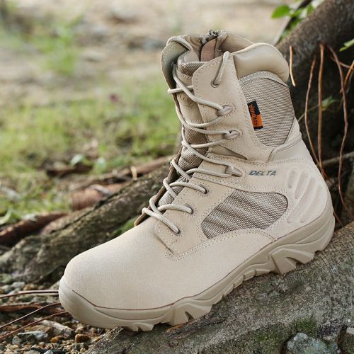 Boots militaires pour homme S.ARCHON en cuir de vache fendu - amortissement Ref 1396960