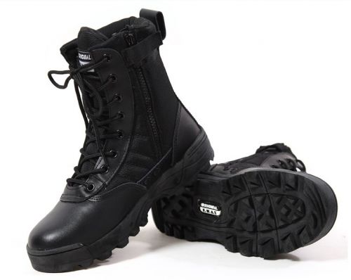 Boots militaires pour homme en cuir - porter Ref 1397109