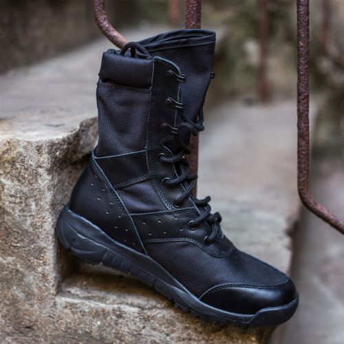 Boots militaires pour homme en Nylon + cuir - respirant Ref 1397185